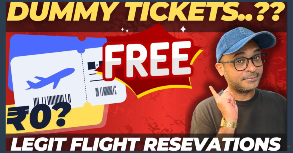 How to Book Dummy Ticket Online Free & Paid 2026