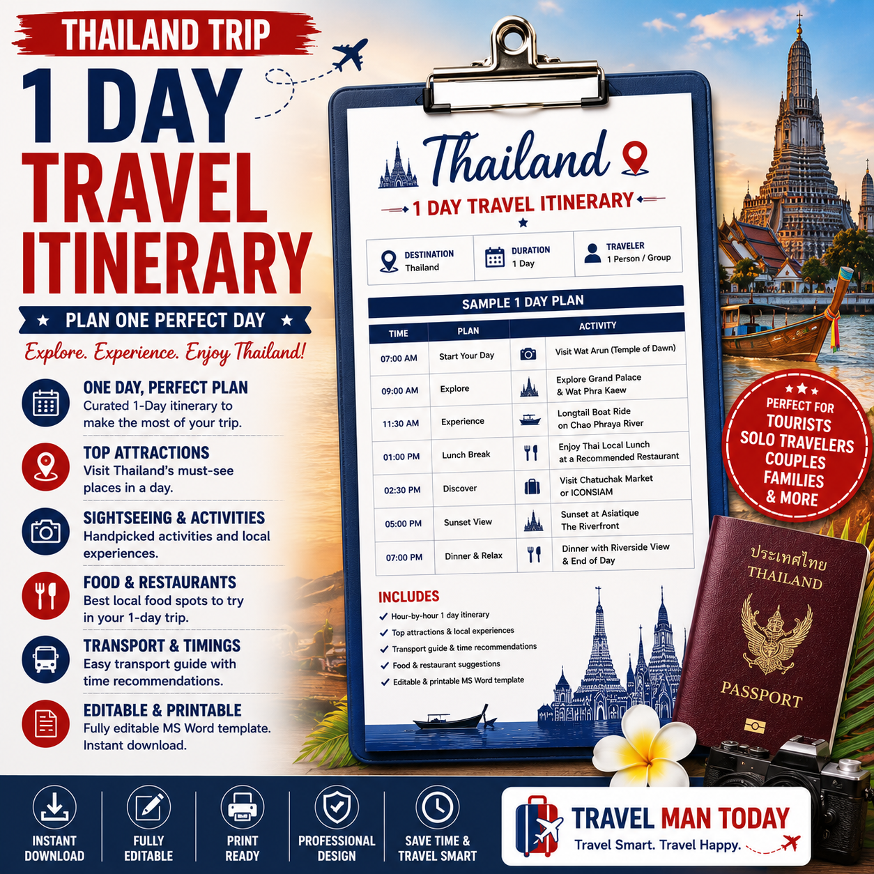 Bangkok 1-Day Itinerary