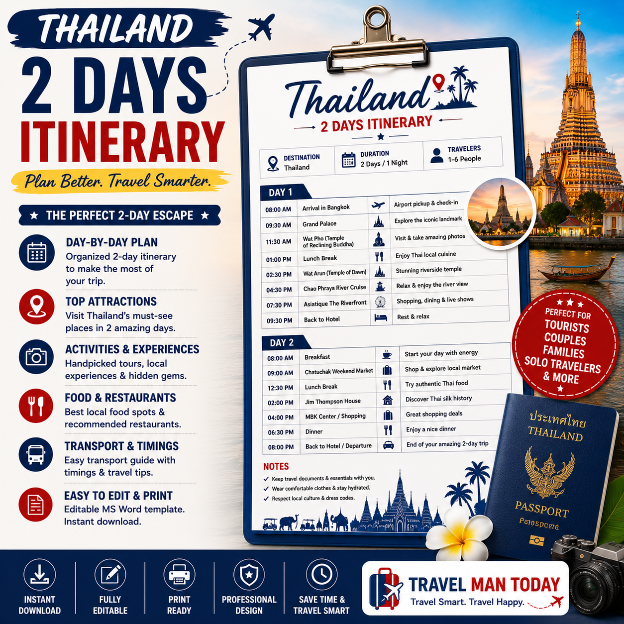 Bangkok 2-Day Itinerary