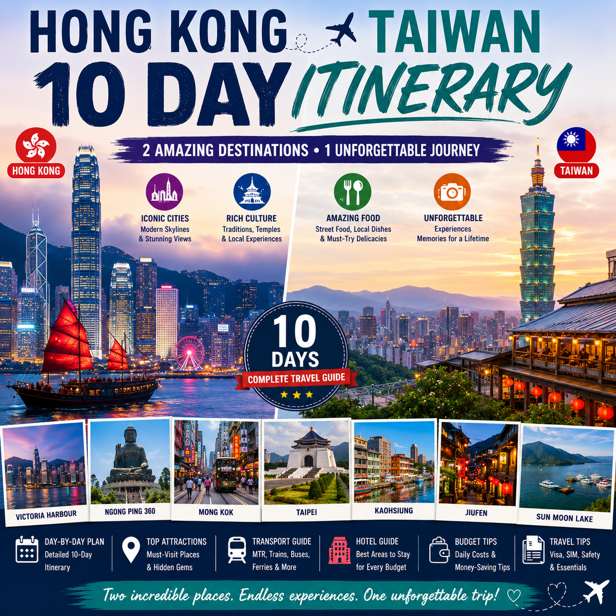 Hong Kong Taiwan 10-Day Itinerary
