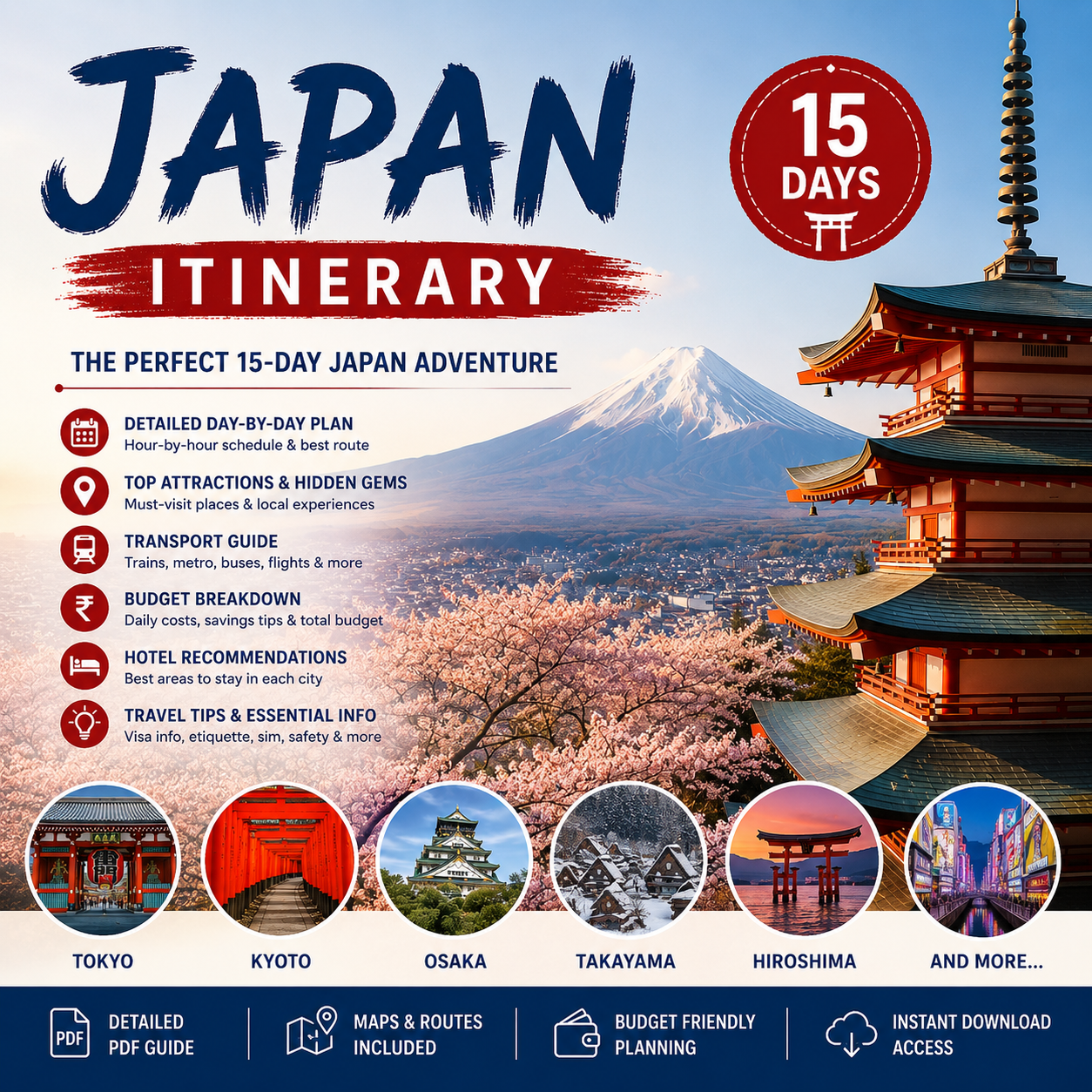 Japan 15-Day Itinerary