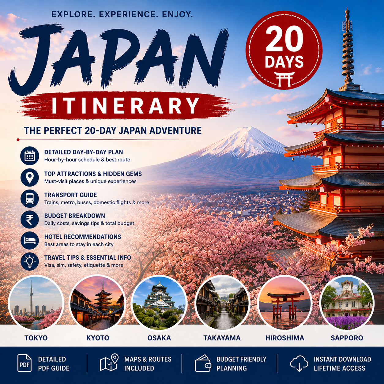 Japan 20-Day Itinerary