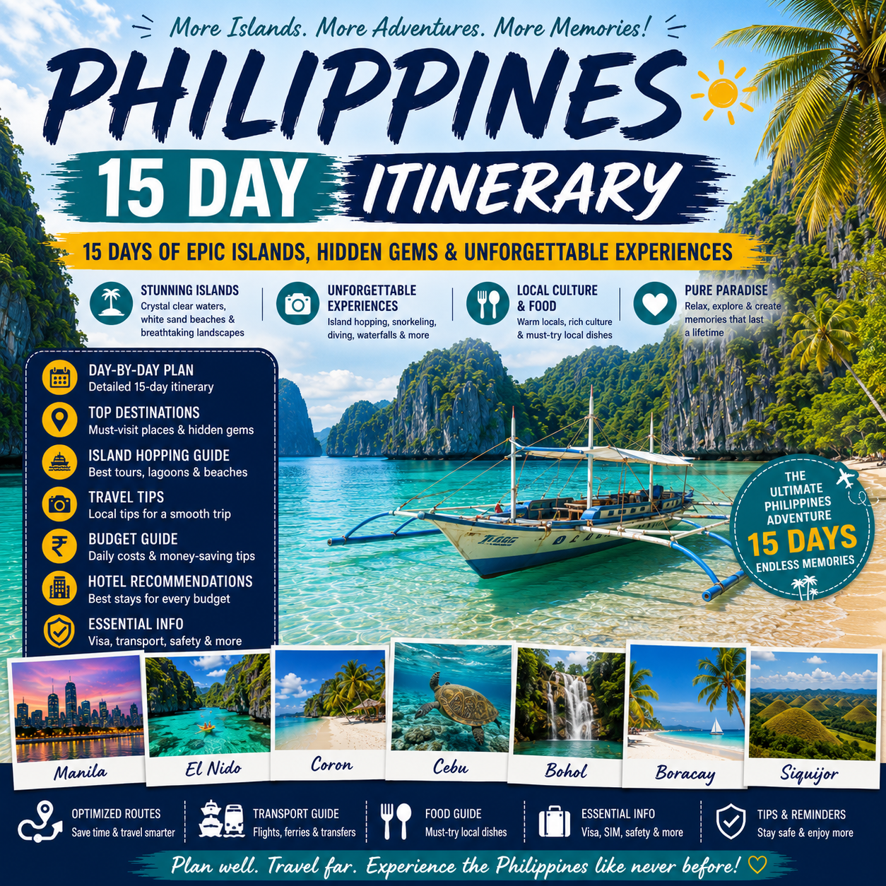 Philippines 15-Day Itinerary