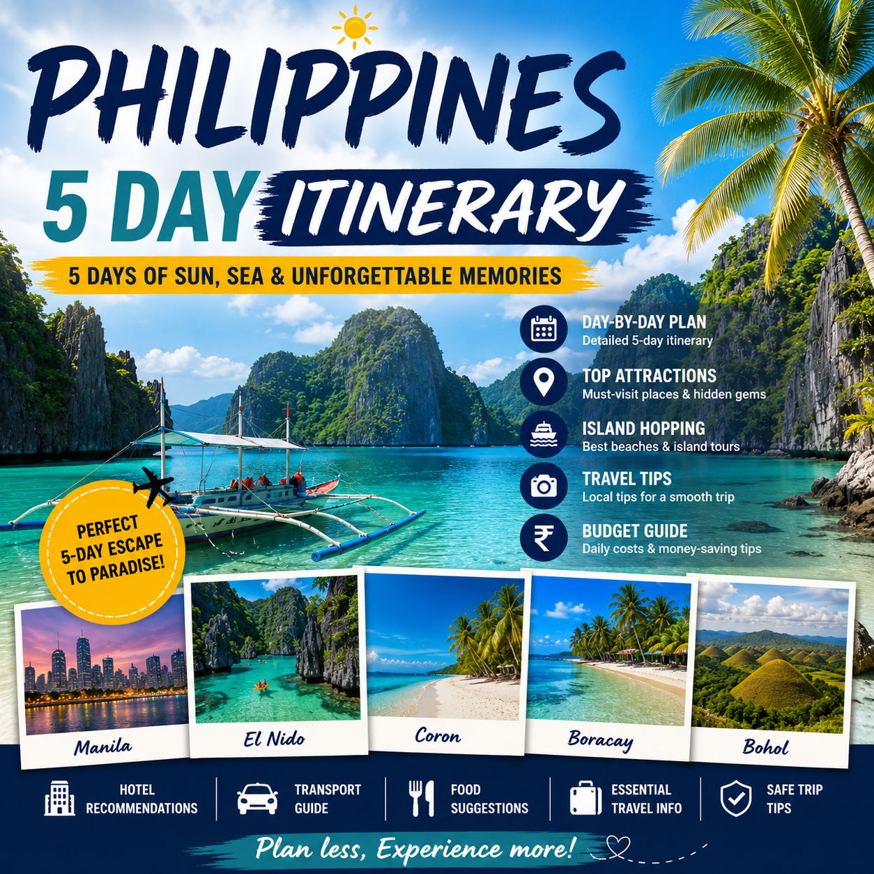 Philippines 5-Day Itinerary
