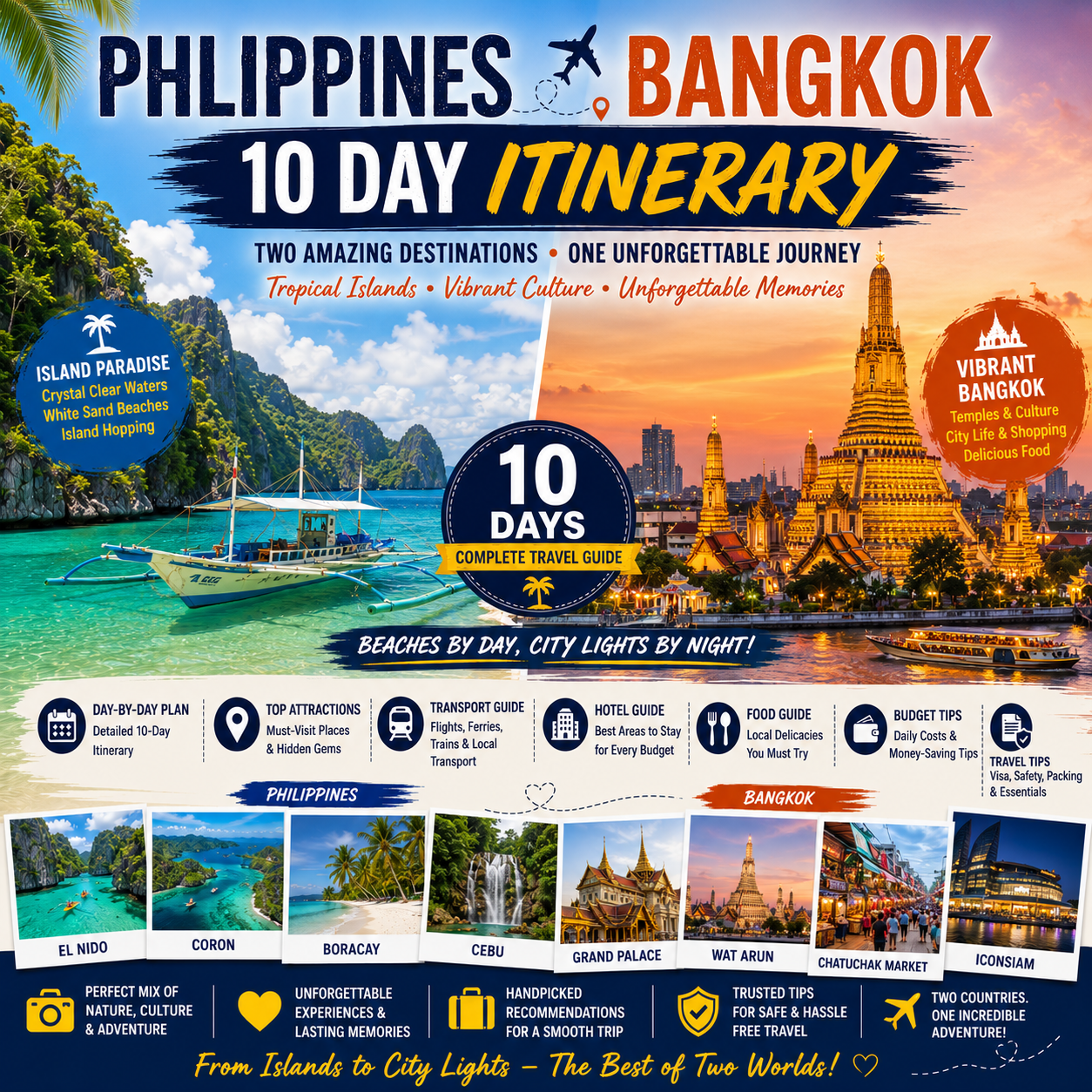 Philippines Bangkok 10-Day Itinerary