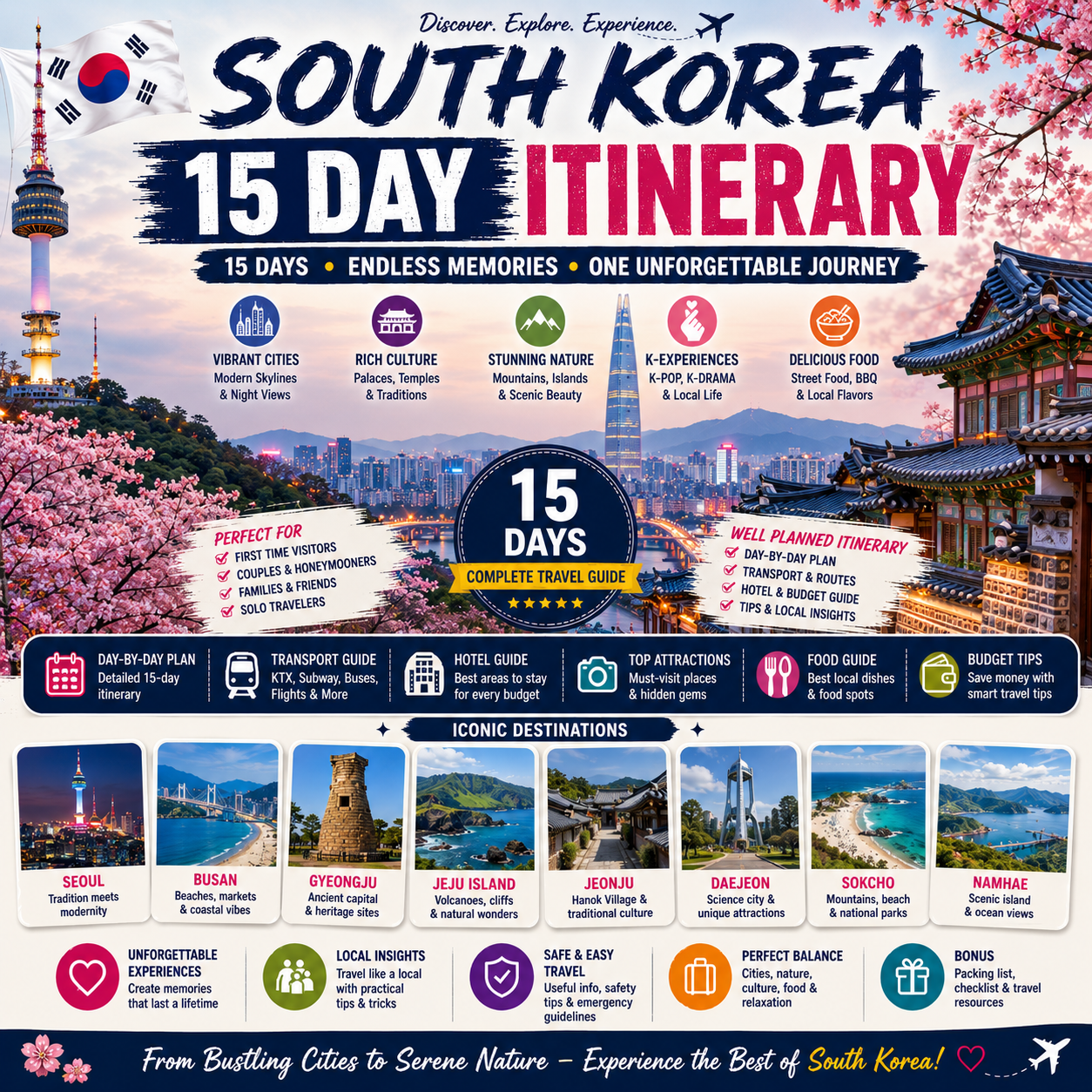 South Korea 15-Day Itinerary