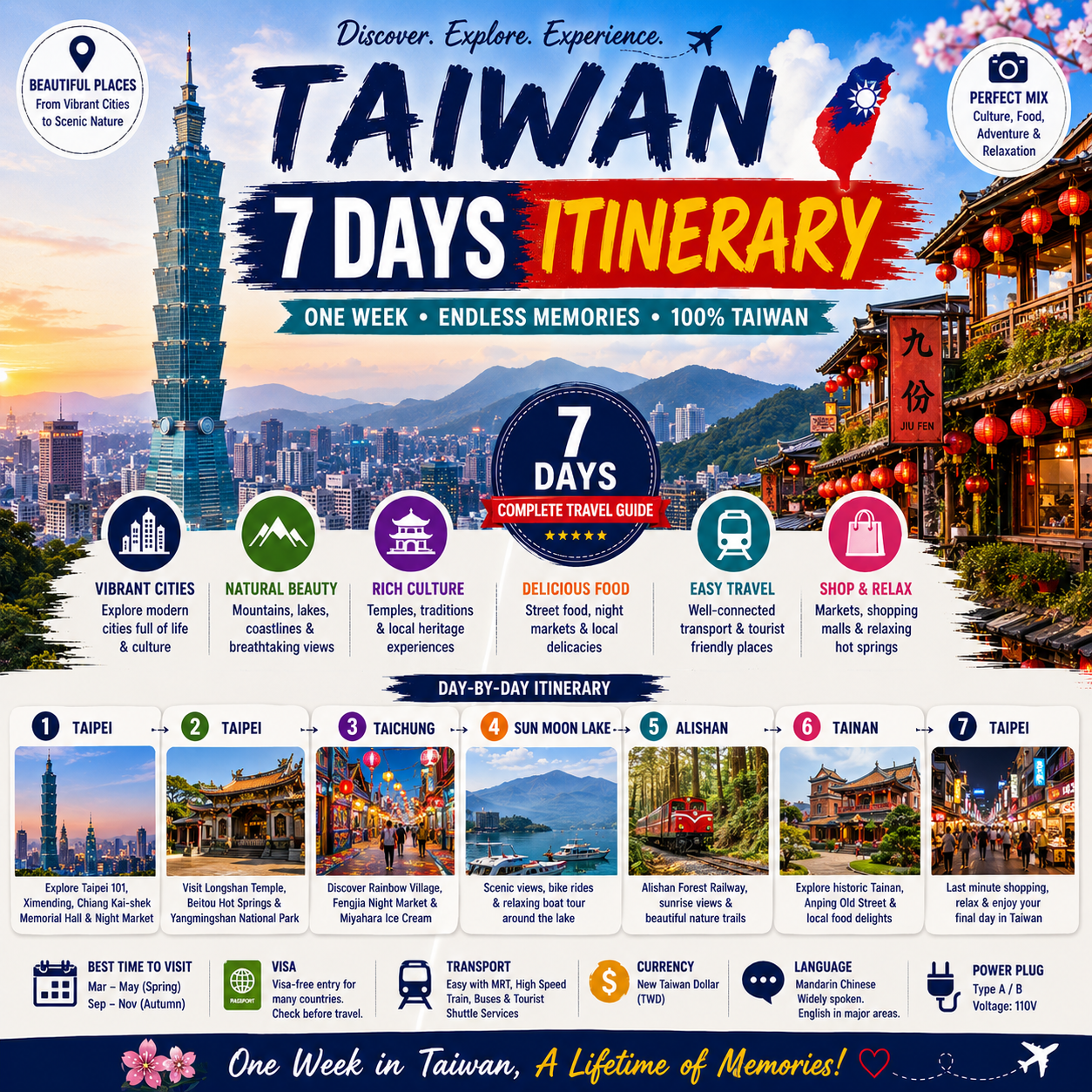 Taiwan 7-Day Itinerary