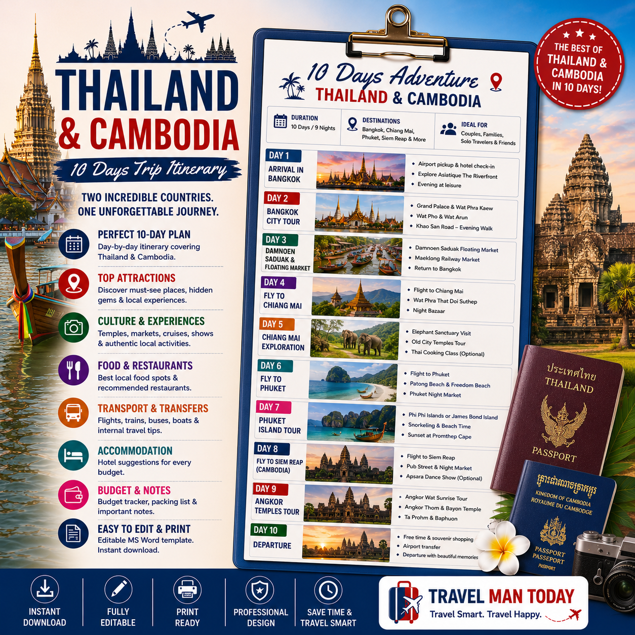 Thailand Cambodia 10-Day Itinerary
