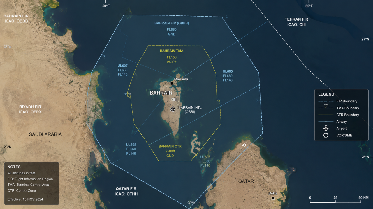 Bahrain Airspace Closed 2026: Flights Disrupted Across The Gulf