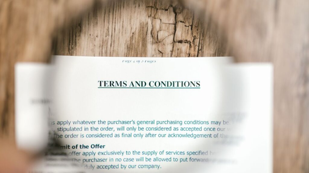 Terms and Conditions