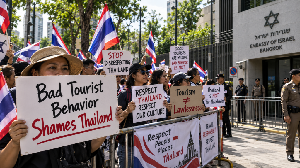 Thailand Tourist Behaviour Rules 2026: Bangkok Protest, First Deportation Order Active